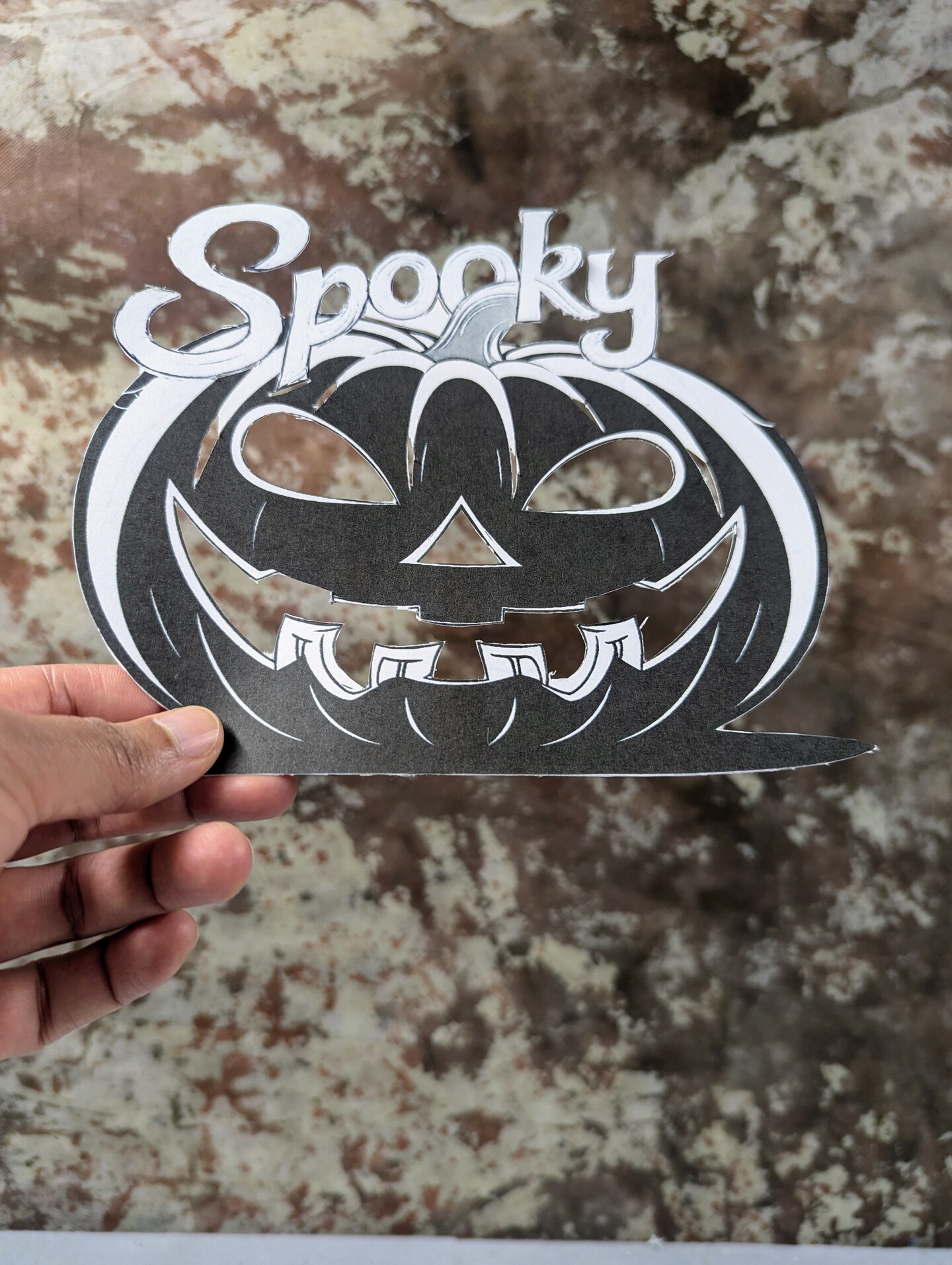 Spooky Jack-O'-Lantern Painting image 2