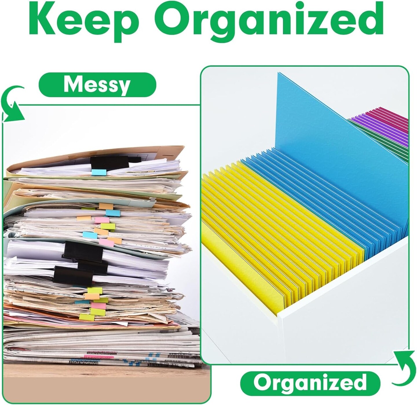 Two Pocket Folders,  75 Pack 2 Pocket Folders, Letter Size Paper File Folder for School Office Home Business, Assorted 5 Colors
