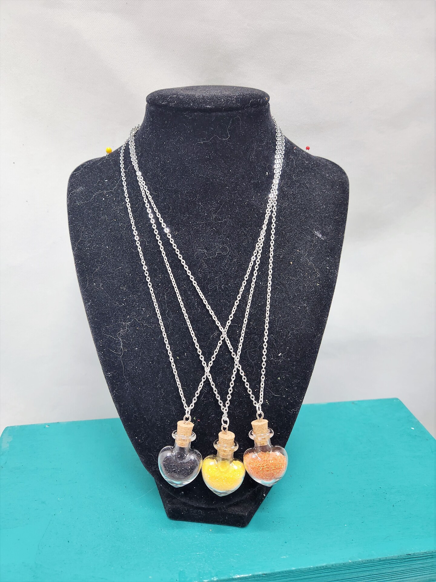 Small Potion Bottle Fairy Necklace, Glitter Jar MakerPlace by