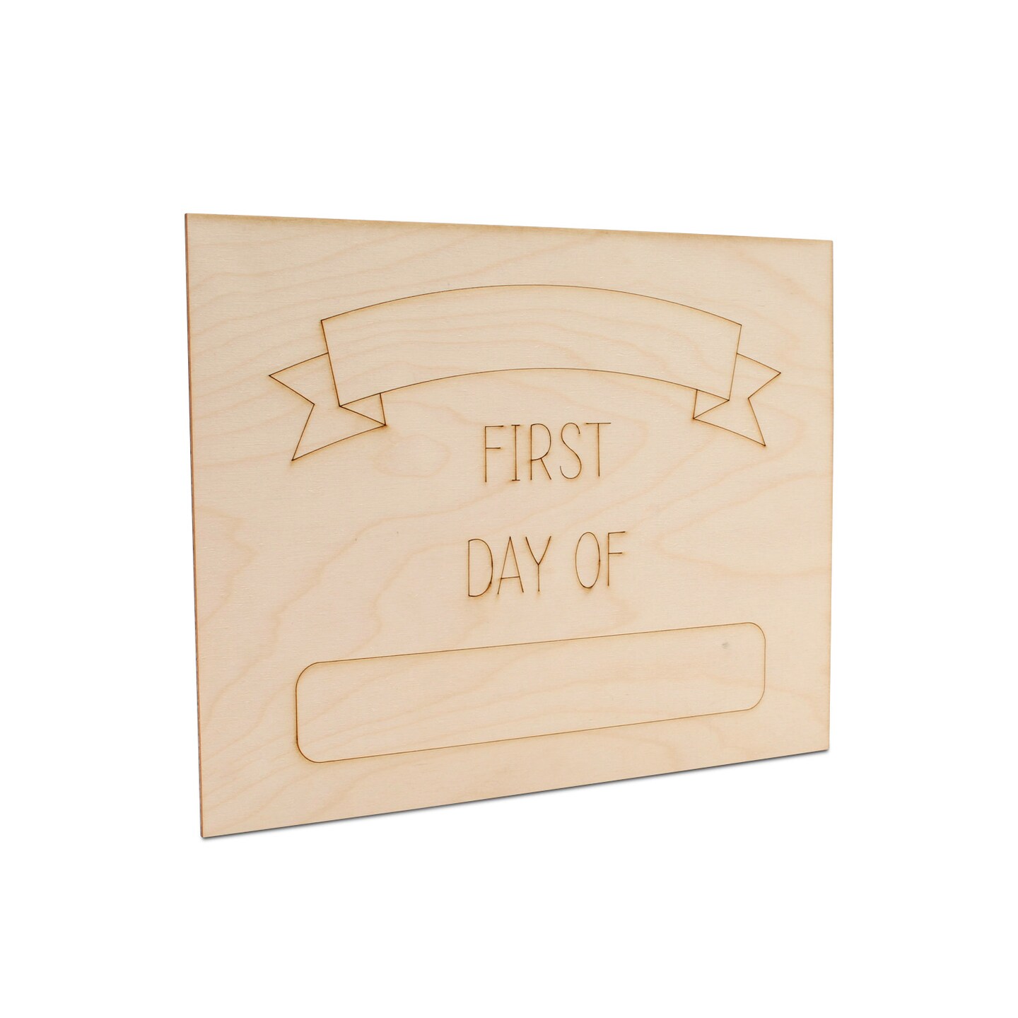 Back to School DIY First Day of School Sign 8-&#xBD;&#x22; Wood Message Board |Woodpeckers