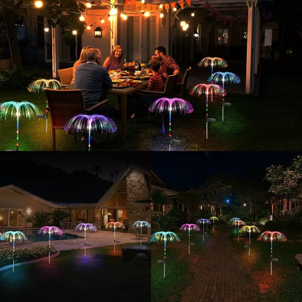 Outdoor Waterproof Solar Lights Jellyfish Decorations