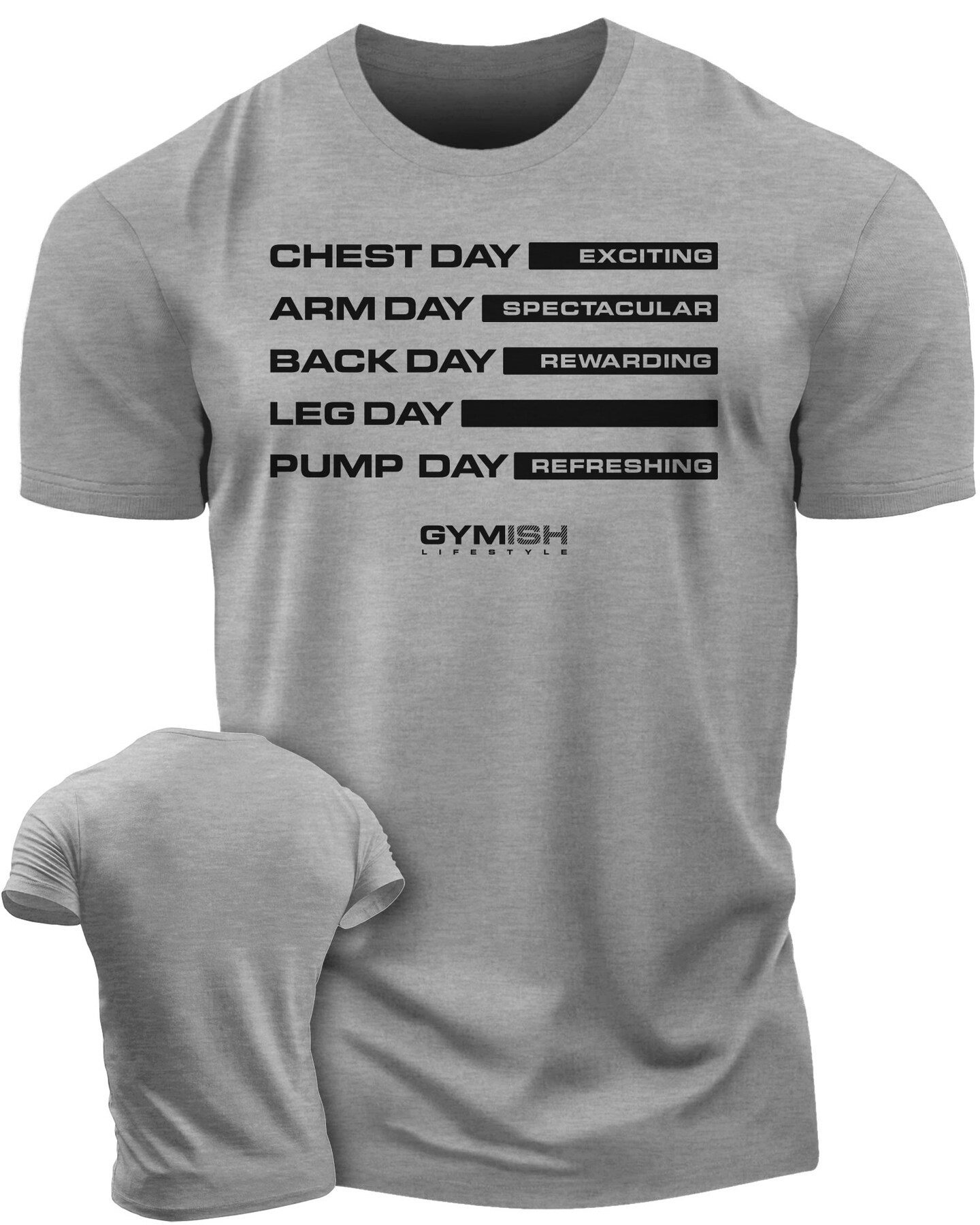 054. Gym Days Leg Day Funny Motivational Workout Gym T-Shirt for Men - image25