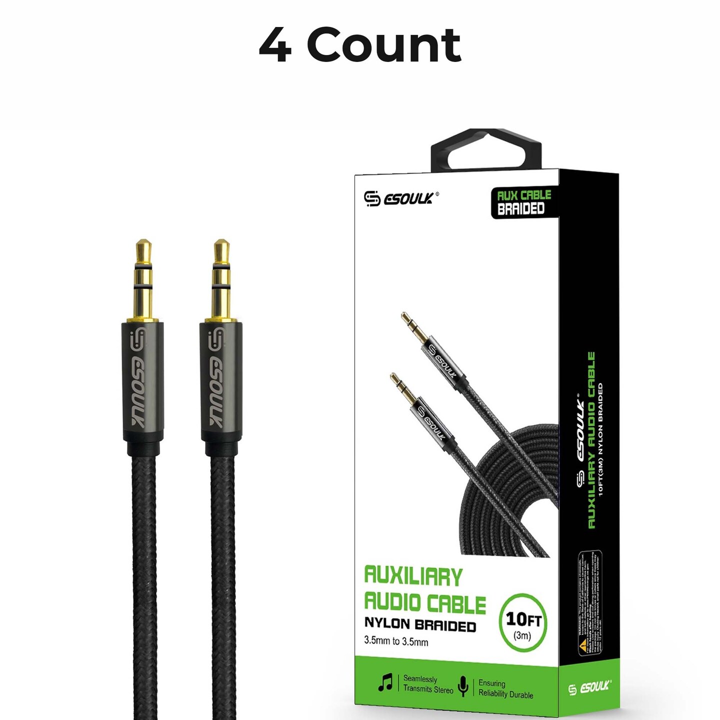 AUX Cable 10FT 6/72