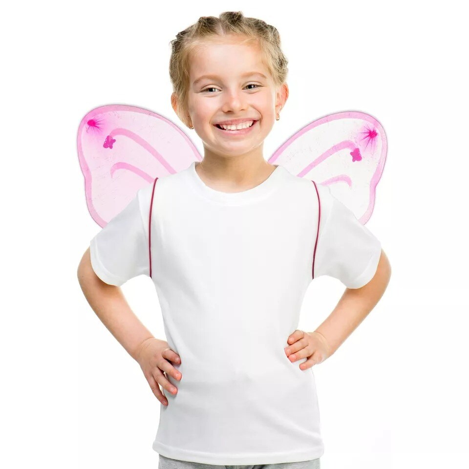 6 Pack Butterfly Wings for Girls Fairy Kid Costume Halloween Party Birthday Gift