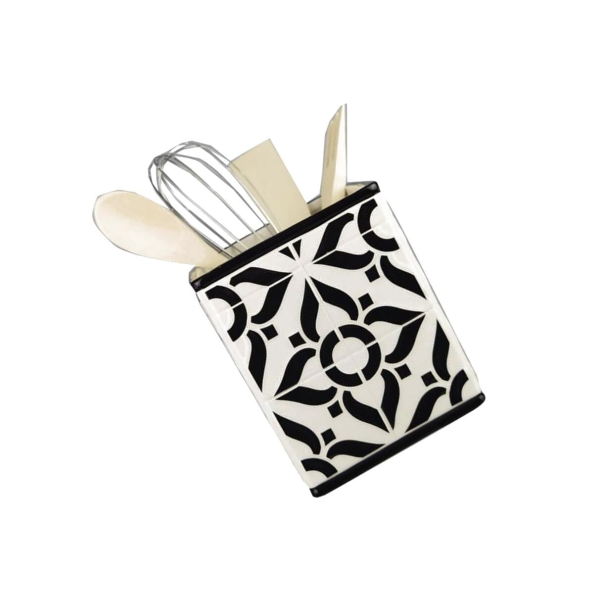 Youngs  Ceramic Moroccan Tile Design Tool Holder with Tools