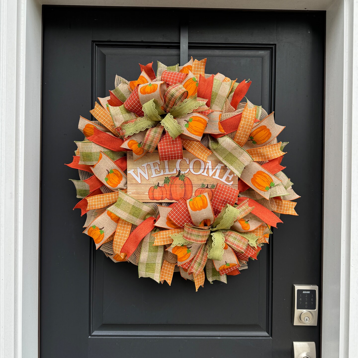 Welcome Fall Pumpkin 2024 Wreath