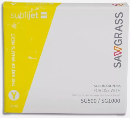 Sawgrass SubliJet UHD Inks SG500 &#x26; SG1000 4 Pack: Black, Cyan, Magenta, Yellow 609100