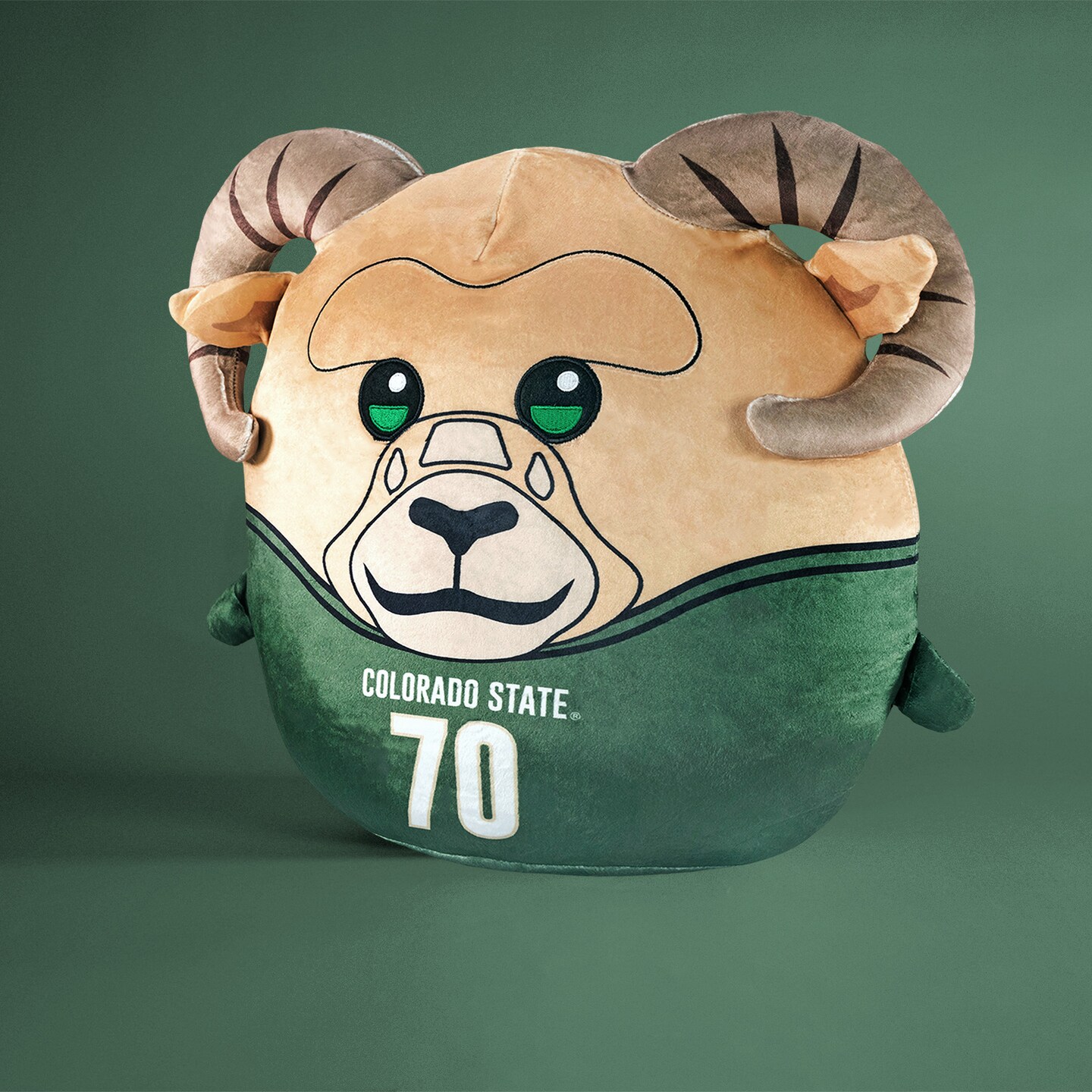 Sleep Squad Colorado State Rams Cam the Ram 12&#x22; Mascot Kiri Cloud Plushie