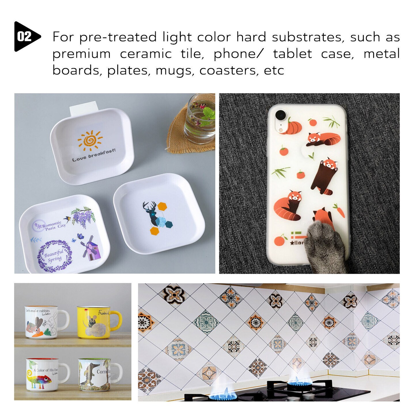 Sublimation Paper 8.5"x11" 100 Sheets Inkjet Heat Transfer for Epson, Sawgrass, Ricoh, Brother