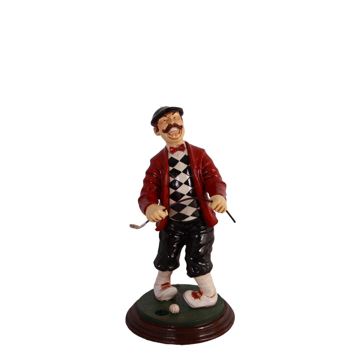 Golfer Frustrated Small Statue