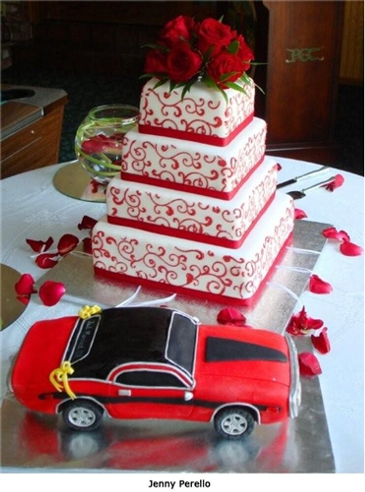 Leafy Scroll Cake Stencil | C358 by Designer Stencils | Cake Decorating Tools |