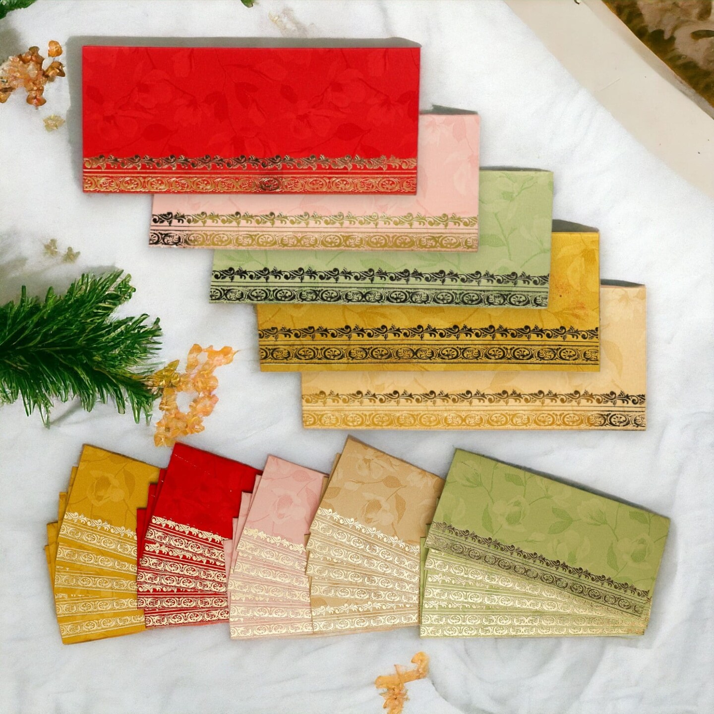 Money Envelopes for Cash Gifts Assorted Color Designs Money Holder Card Fancy Packet Lifafa Shagun Gift Envelope for Christmas Diwali Easter Birthday Wedding Eid (set of 25/50/100)