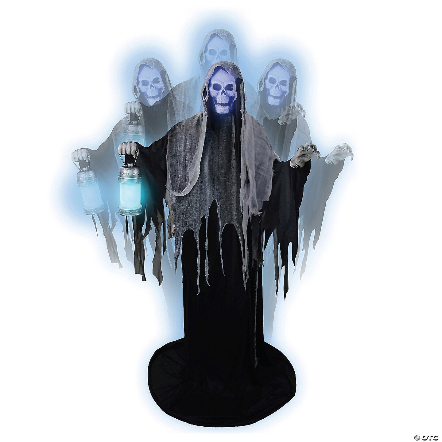 Animated Rising Ghost Reaper Halloween Decoration 69 Inc