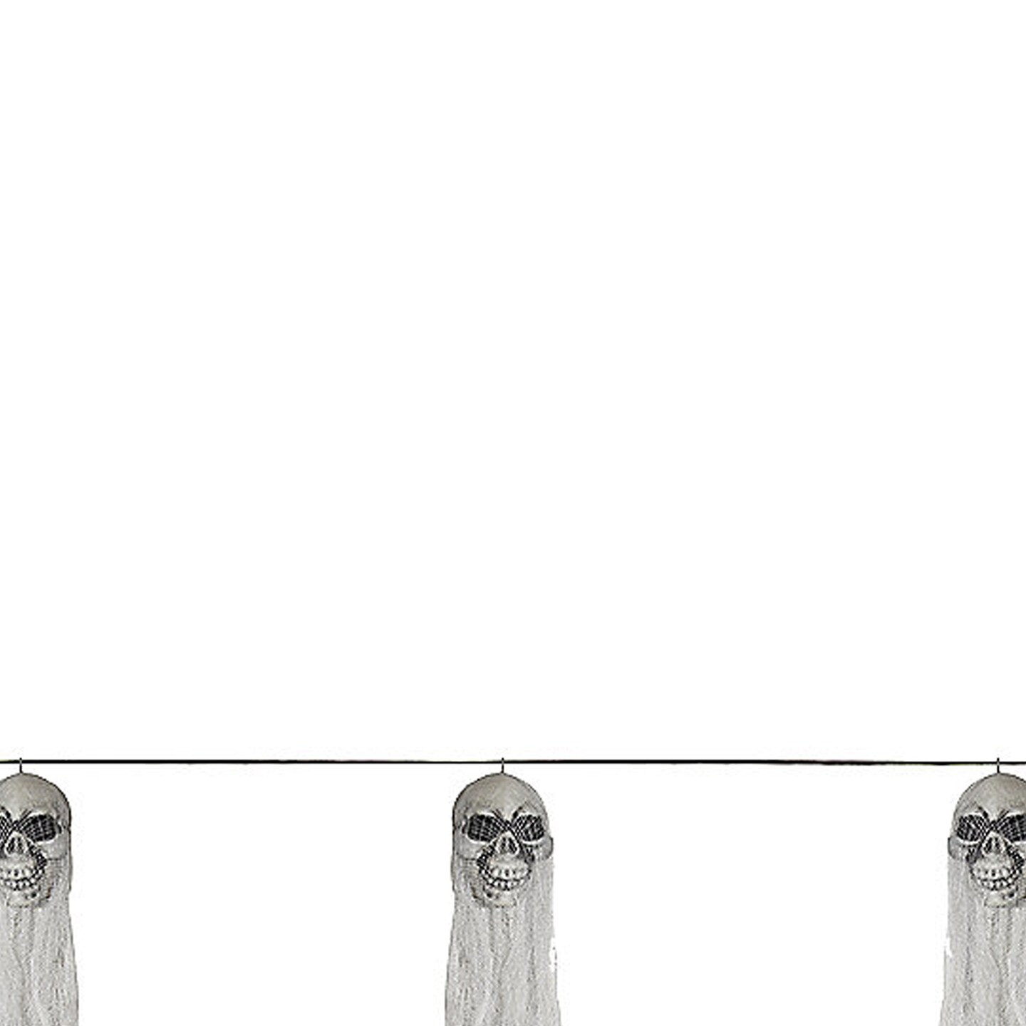 Skull Ghost Garland 60 Inches