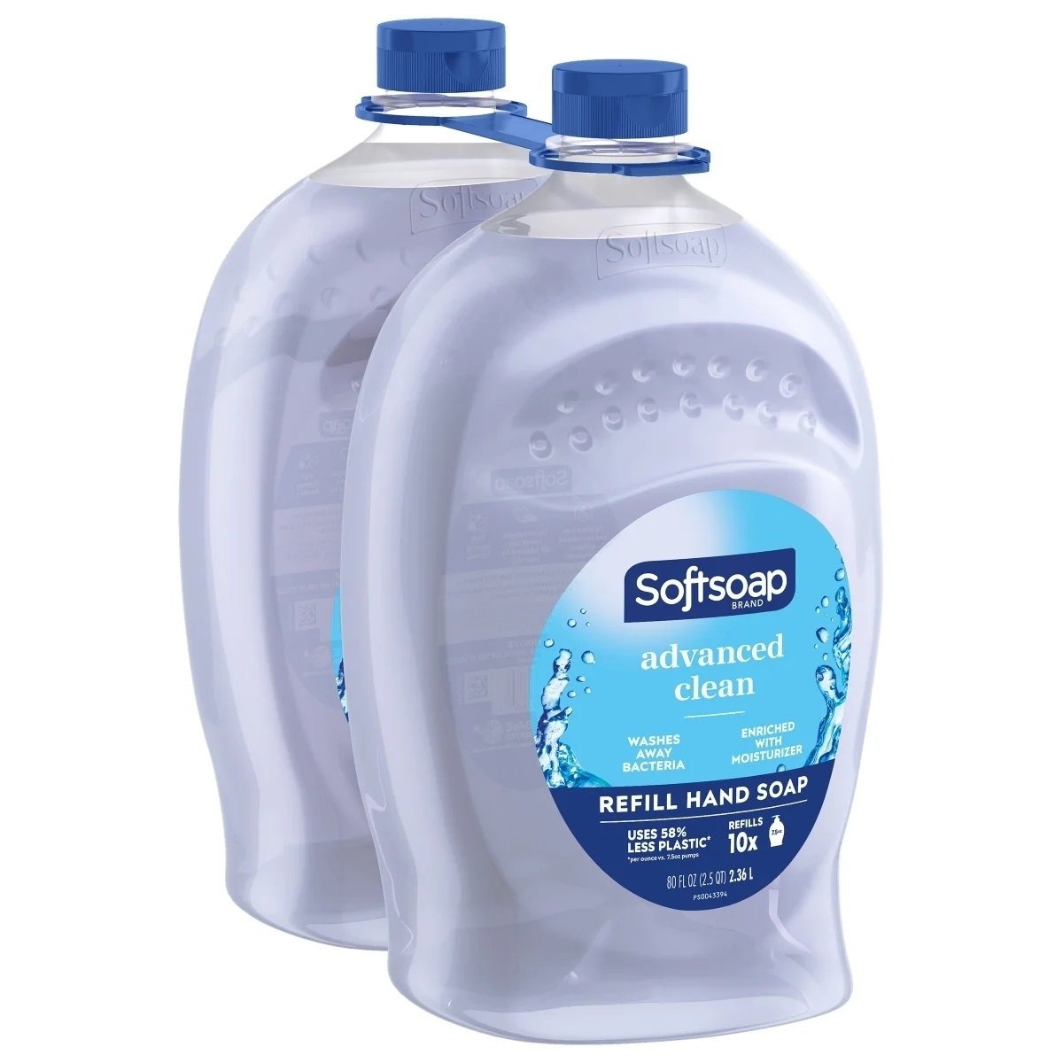 Softsoap Advanced Clean Hand Soap 80 Fl. Oz. 2-Pack