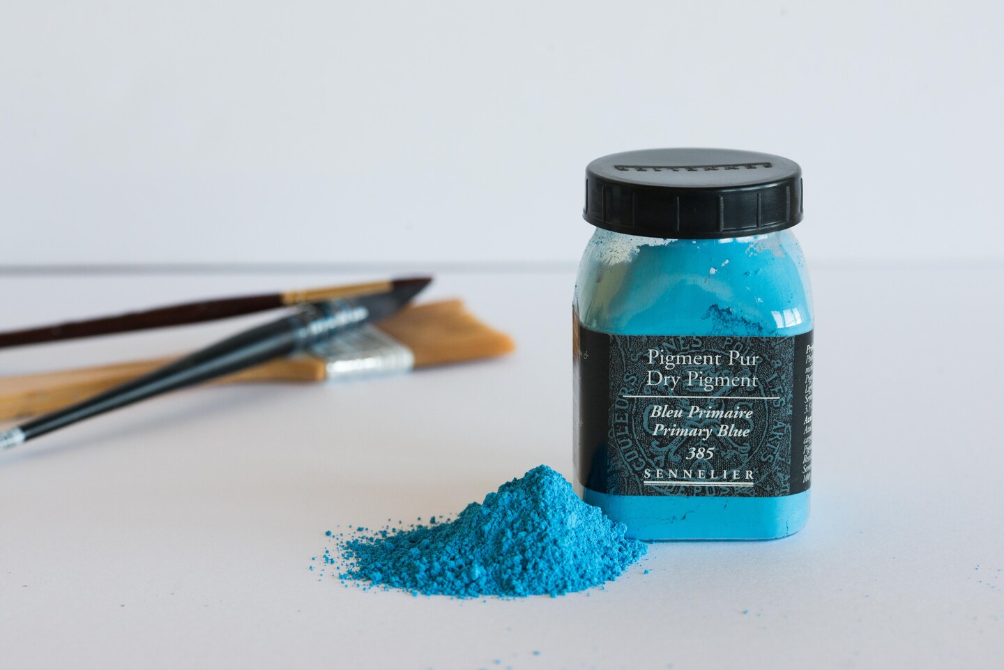 Sennelier Dry Pigment, 100g Jar, Primary Blue