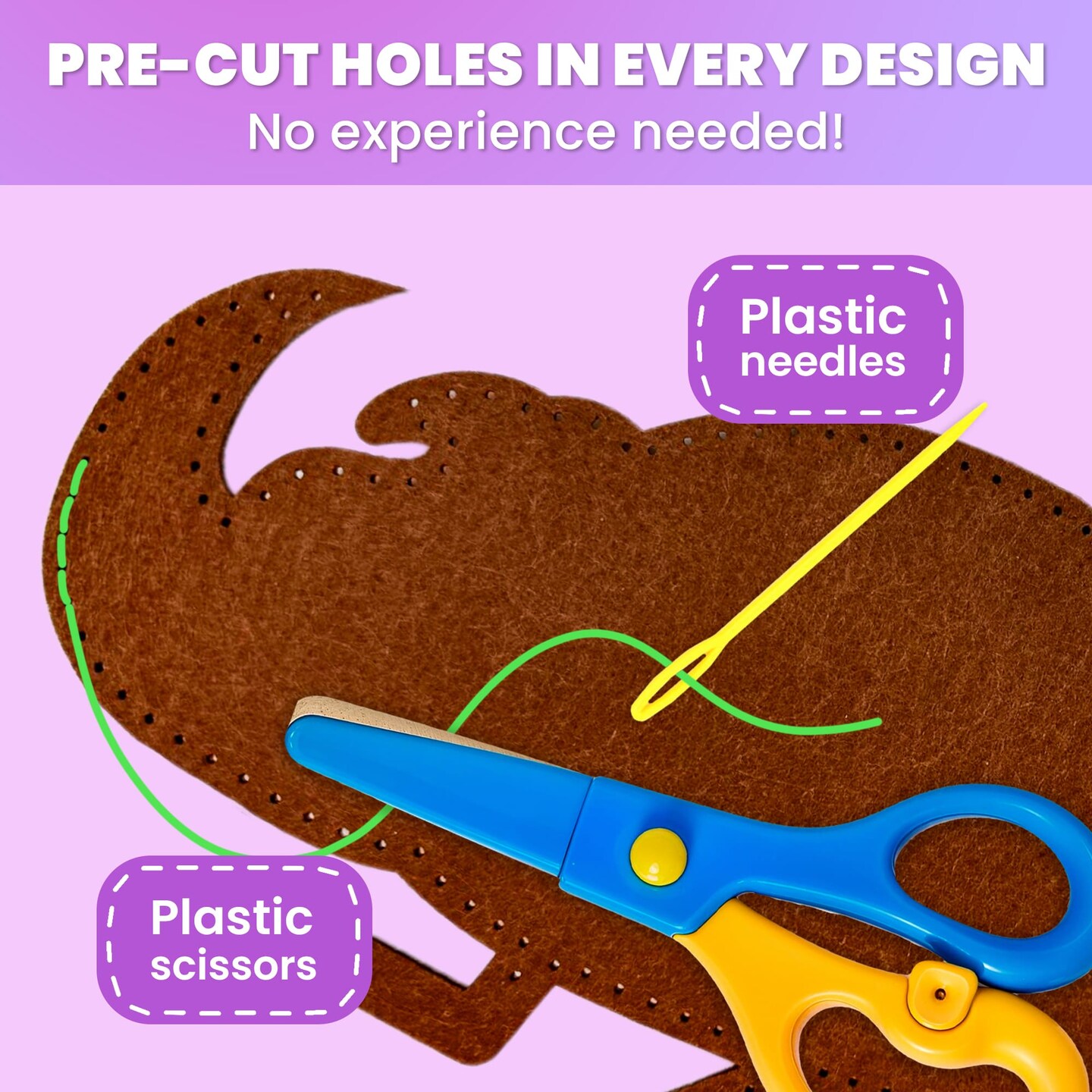 Craft Kits for Kids - 12 Bugs &#x26; Insects Sewing Kit Basic