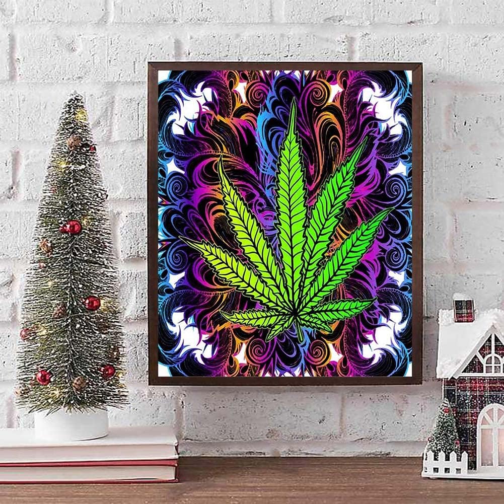 5D DIY Diamond Art Kits for Adults Leaf