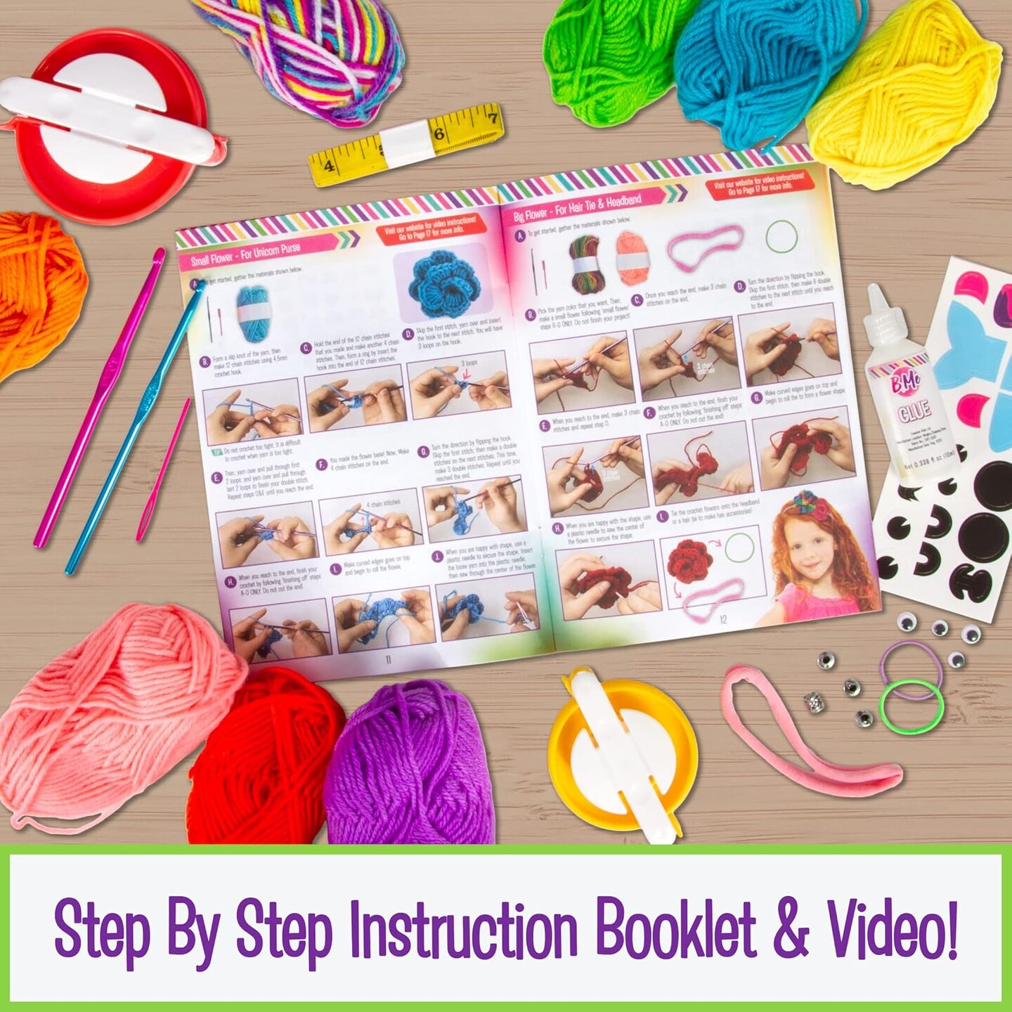 All in One Crochet Knitting Kit