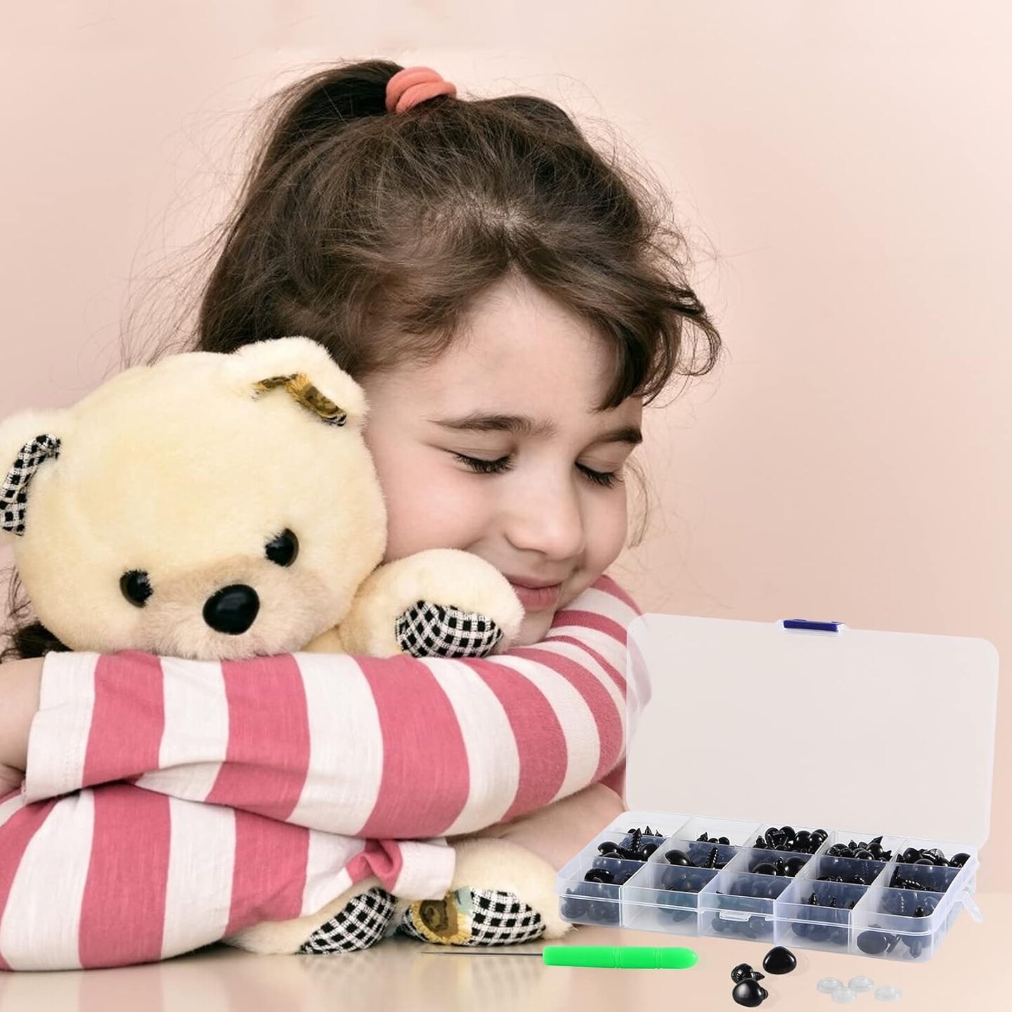 566PCS Safety Eyes and Noses for Amigurumi