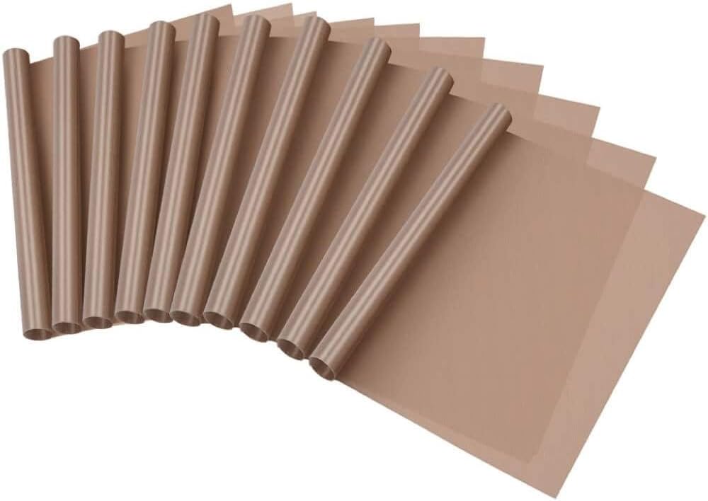 10 Pack Teflon Sheet for Heat Press Transfer Sheet