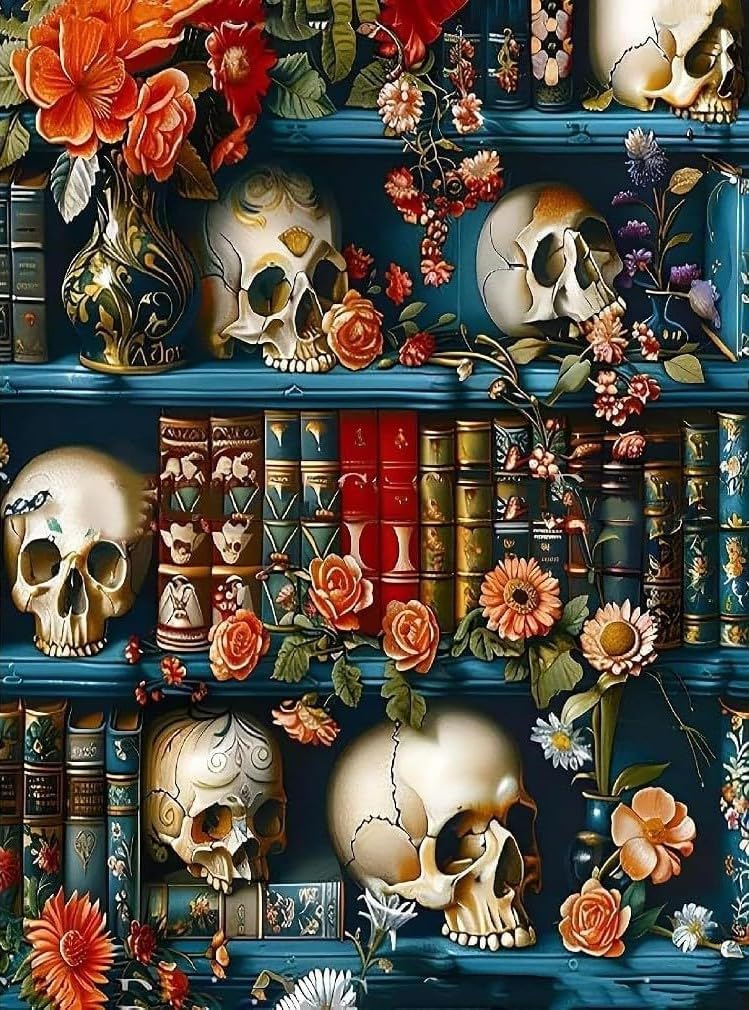 Diamond Art Kits for Adults (Skull) 12.2 x 8.66 x 0.98 inches