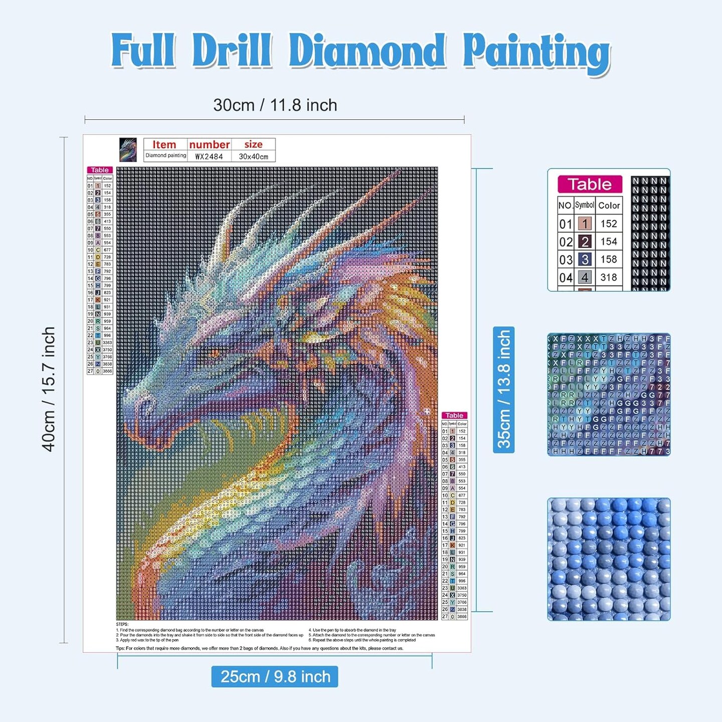 Dragon Diamond Painting Kits for Adults