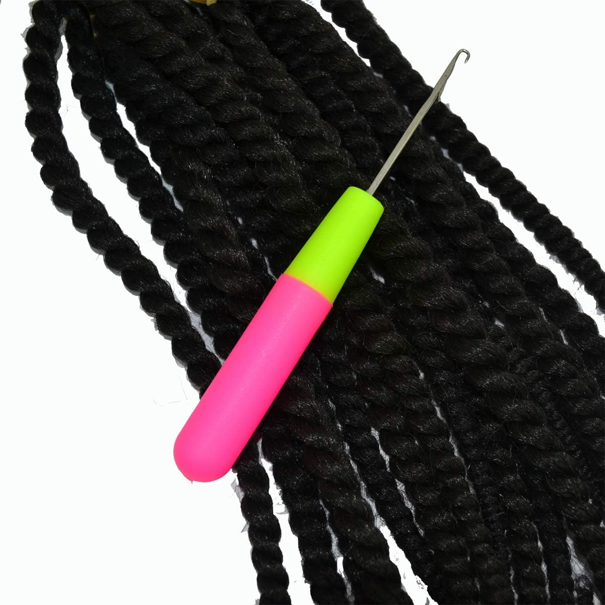2Pcs Latch Hook Tool Latch Hook Crochet Needle for Micro Braids