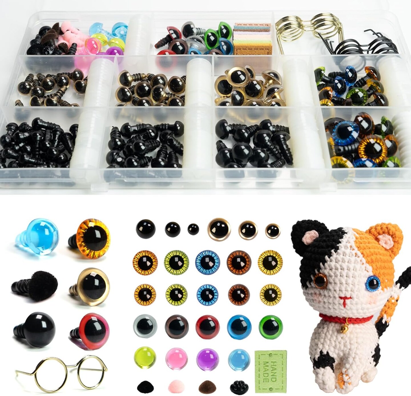 266 PCS Safety Eyes for Crocheting