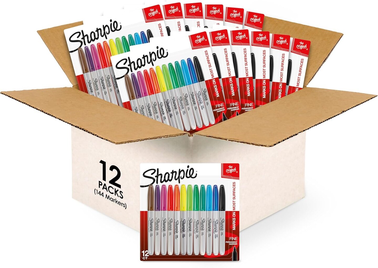Sharpie Permanent Markers – Fine Point, Assorted Color Set