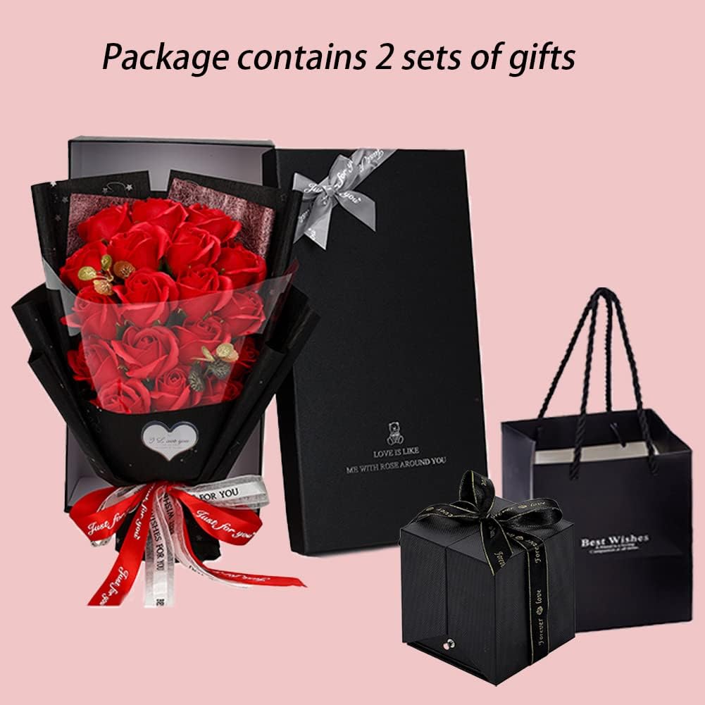 Roses Bouquet Artificial Flower (Bright Red) 14"D x 8"W x 4.5"H