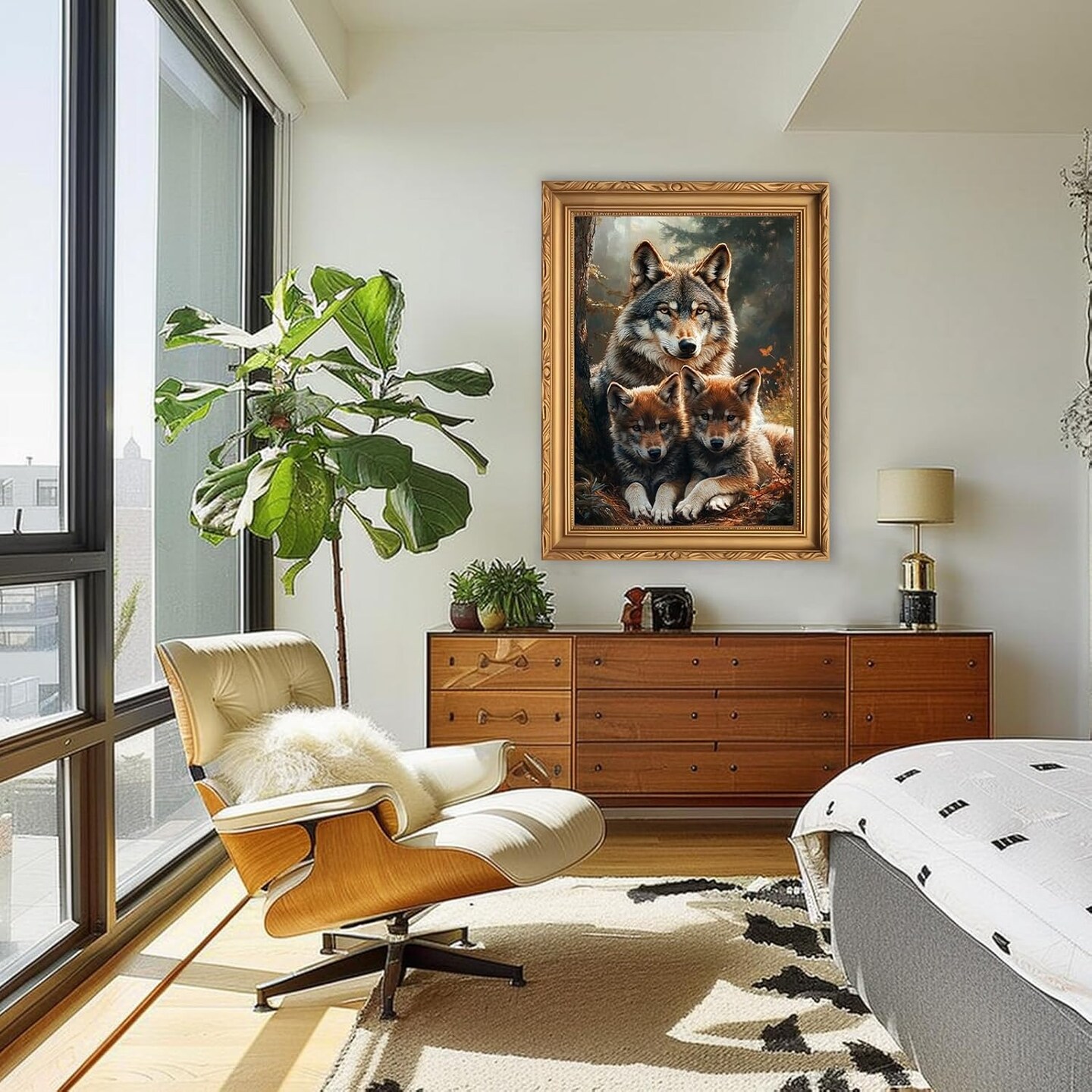 Wolf Diamond Painting Kits for Adults (Wolf) 6.8 x 3.5 x 0.3 inches