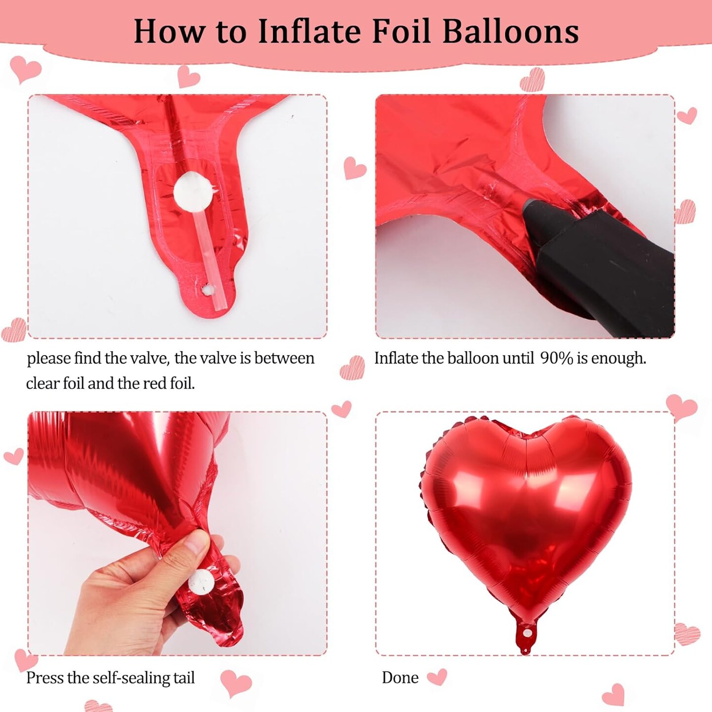 Happy Anniversary Decorations Set - Banner, Balloons, Photo Banner, Rose Petals