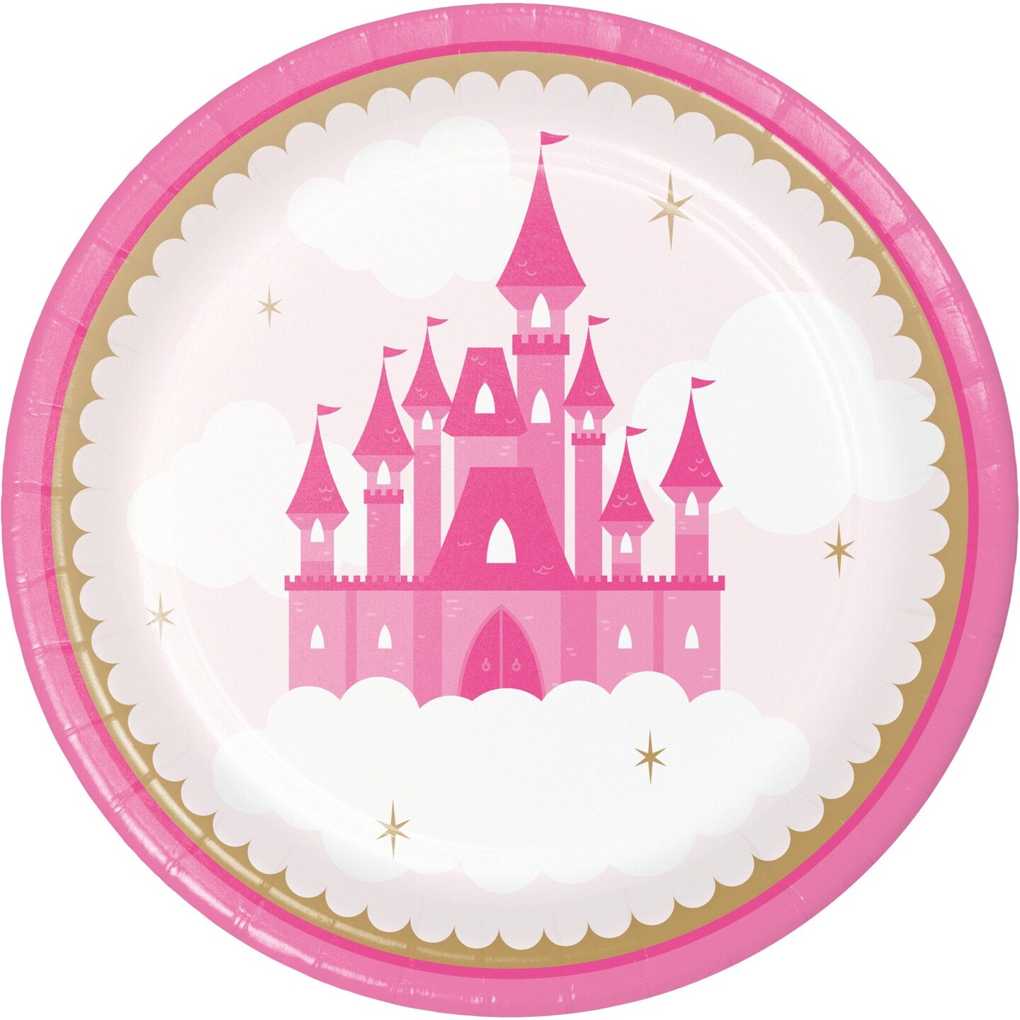 Little Princess 9&#x22; Paper Plates - 8ct