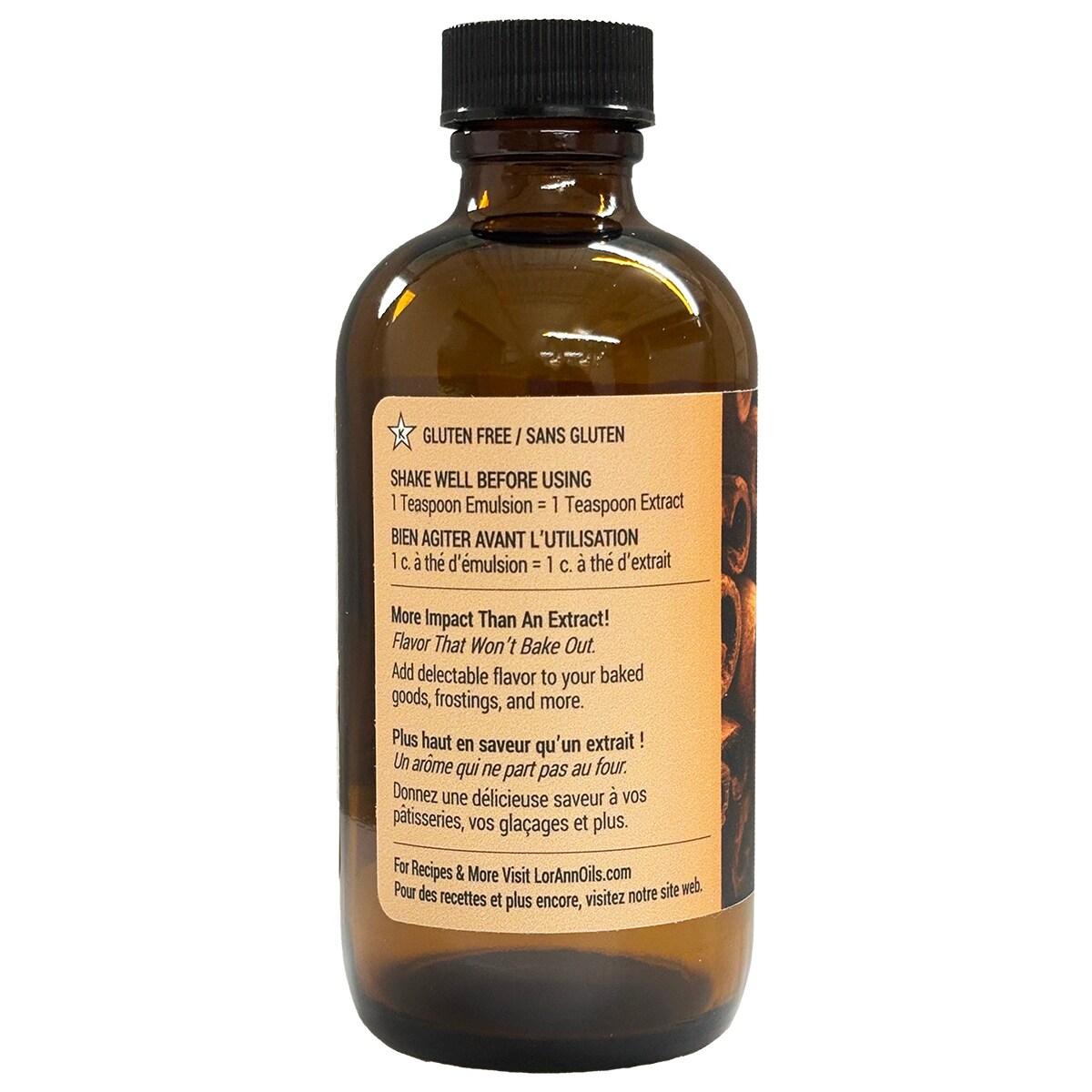 LorAnn Oils Cinnamon Spice Bakery Emulsion, 4 ounce