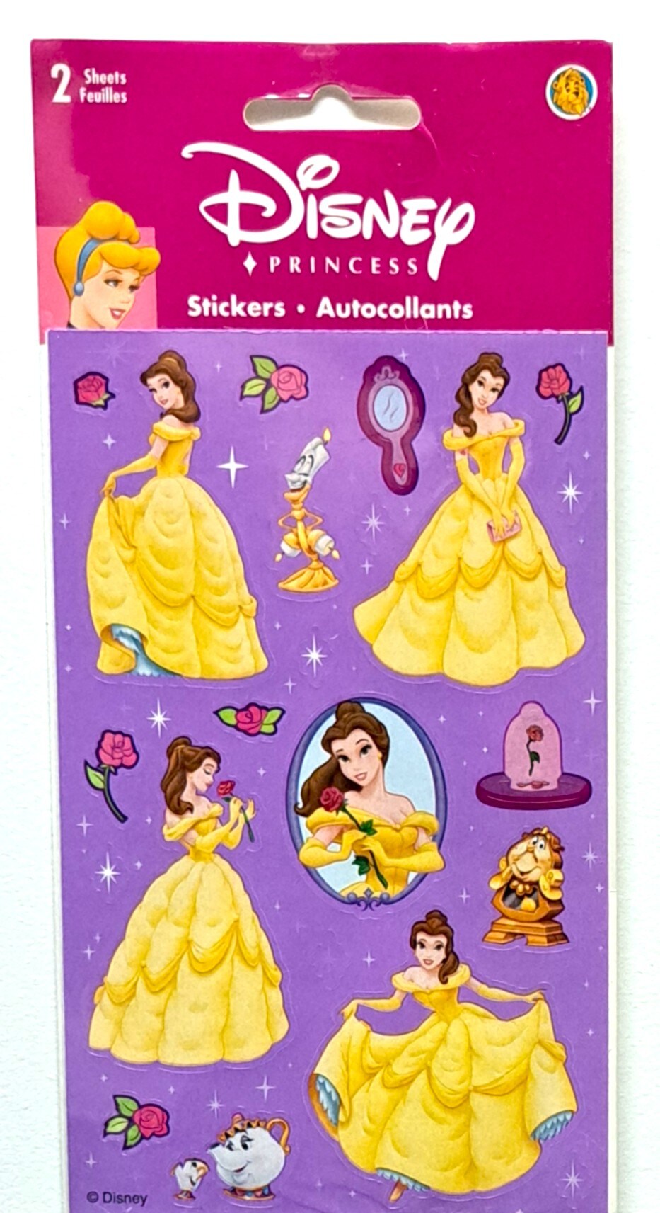 Sandylion Disney Princess Bell Vintage Stickers