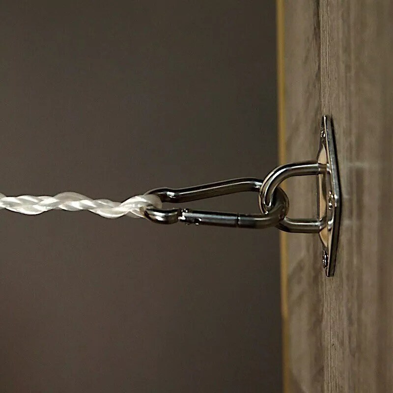 Silver Stainless Steel Triangle Sun Shade Sail Installation Tools Home Supplies