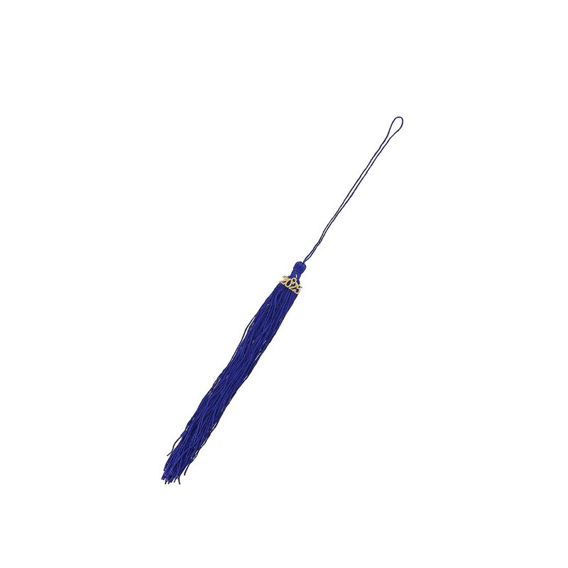 8&#x22; Blue 2025 Polyester Graduate Mortarboard Tassels 12 Pieces