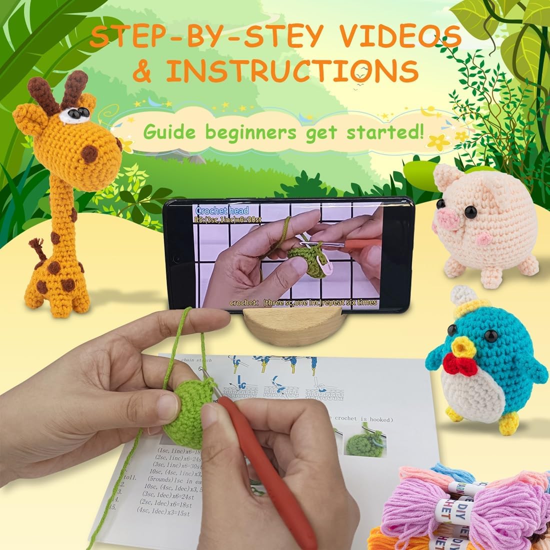 Crochet Animal Kits