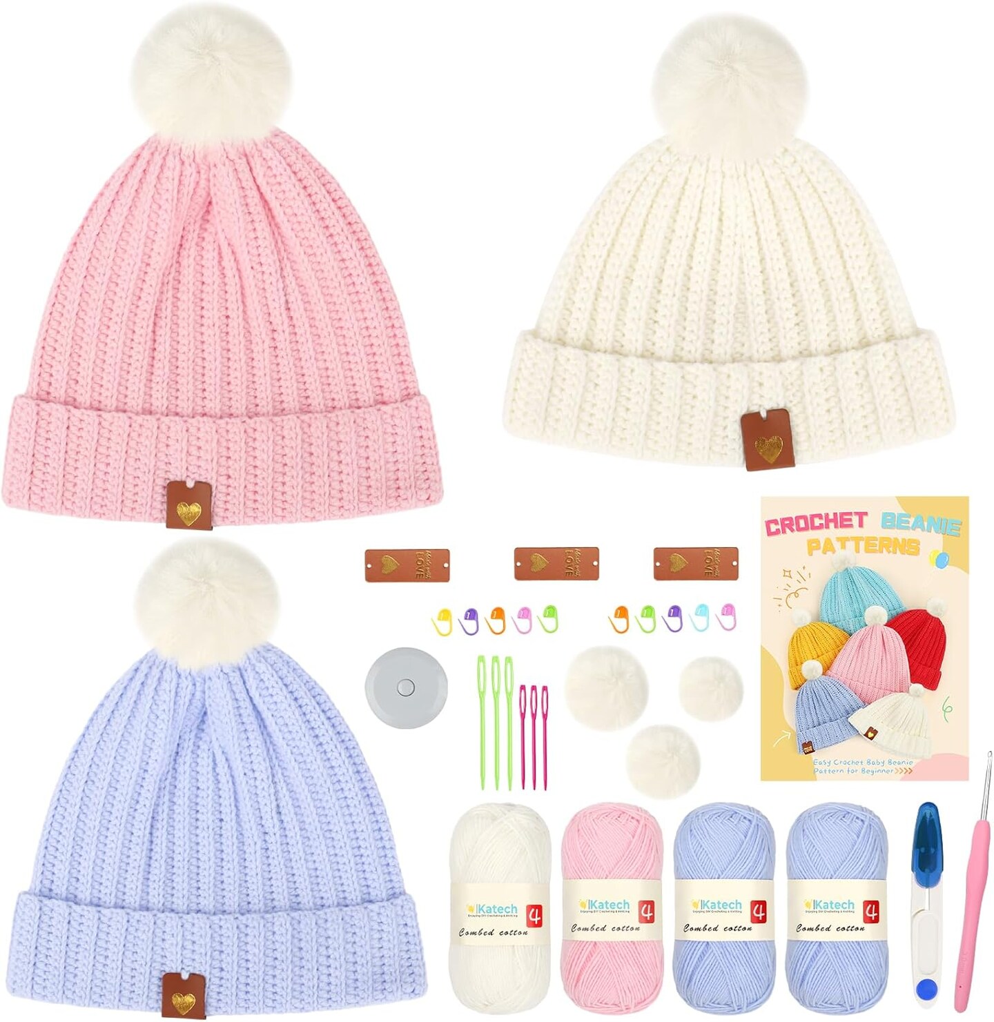 Crochet Kit for Beginners (Baby Hat)