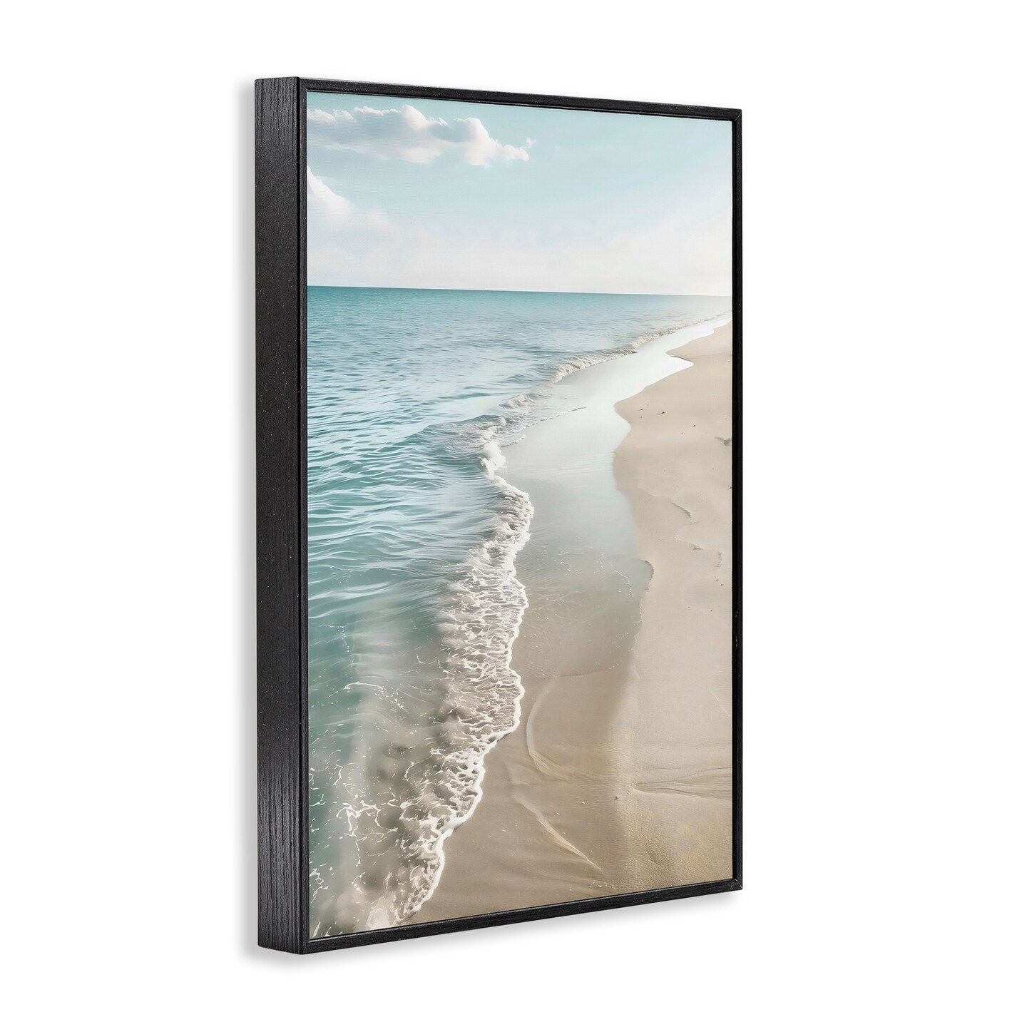 Stupell Industries Tranquil Receding Shoreline Framed Giclee By LSR Creative Studio