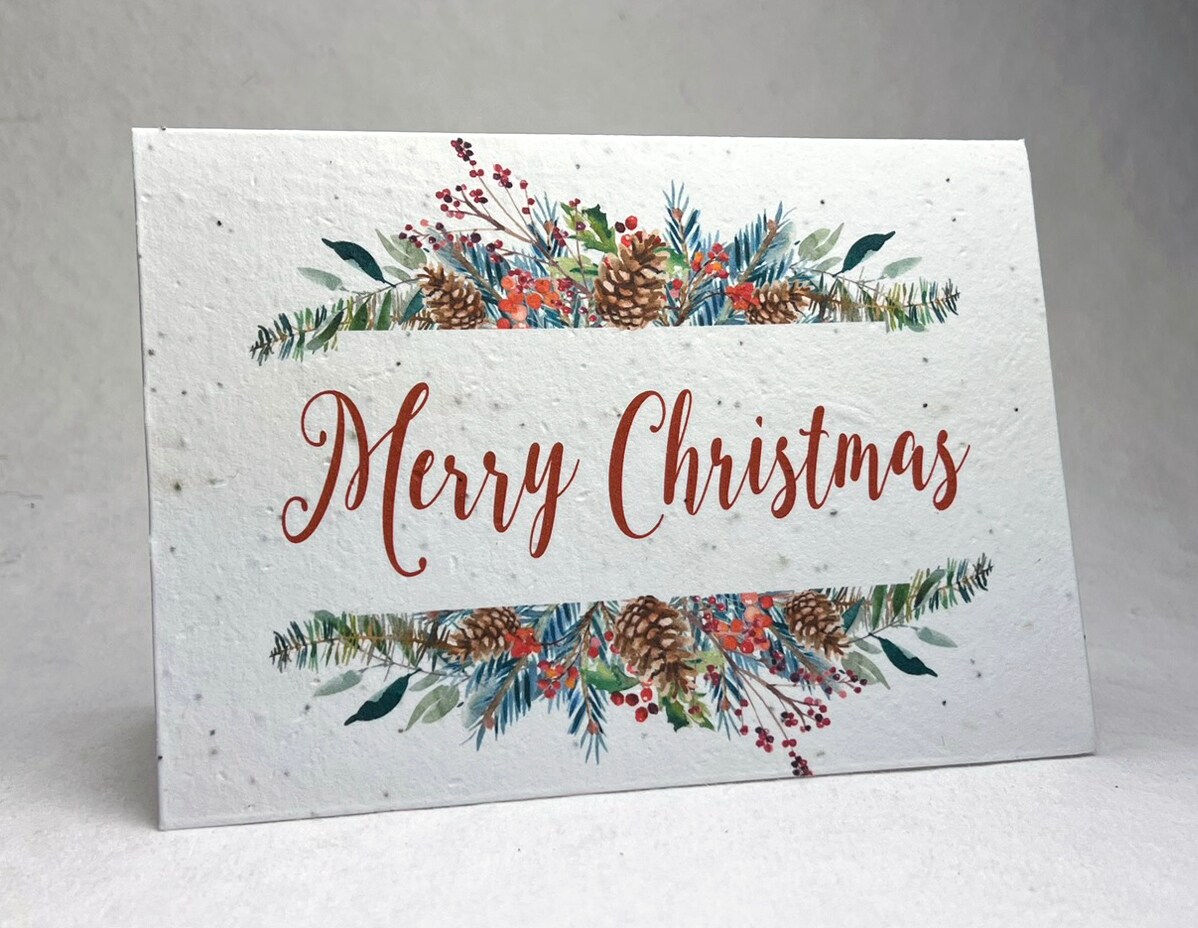 Wildflower Seed Paper Folding Card - Holiday Varieties - 5