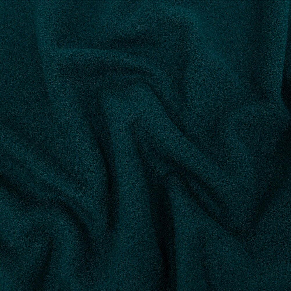 1 Yard Wool and Cashmere Coating Made in Italy - Ocean Blue - Alberini Collection 60&#x2019;&#x2019; Width
