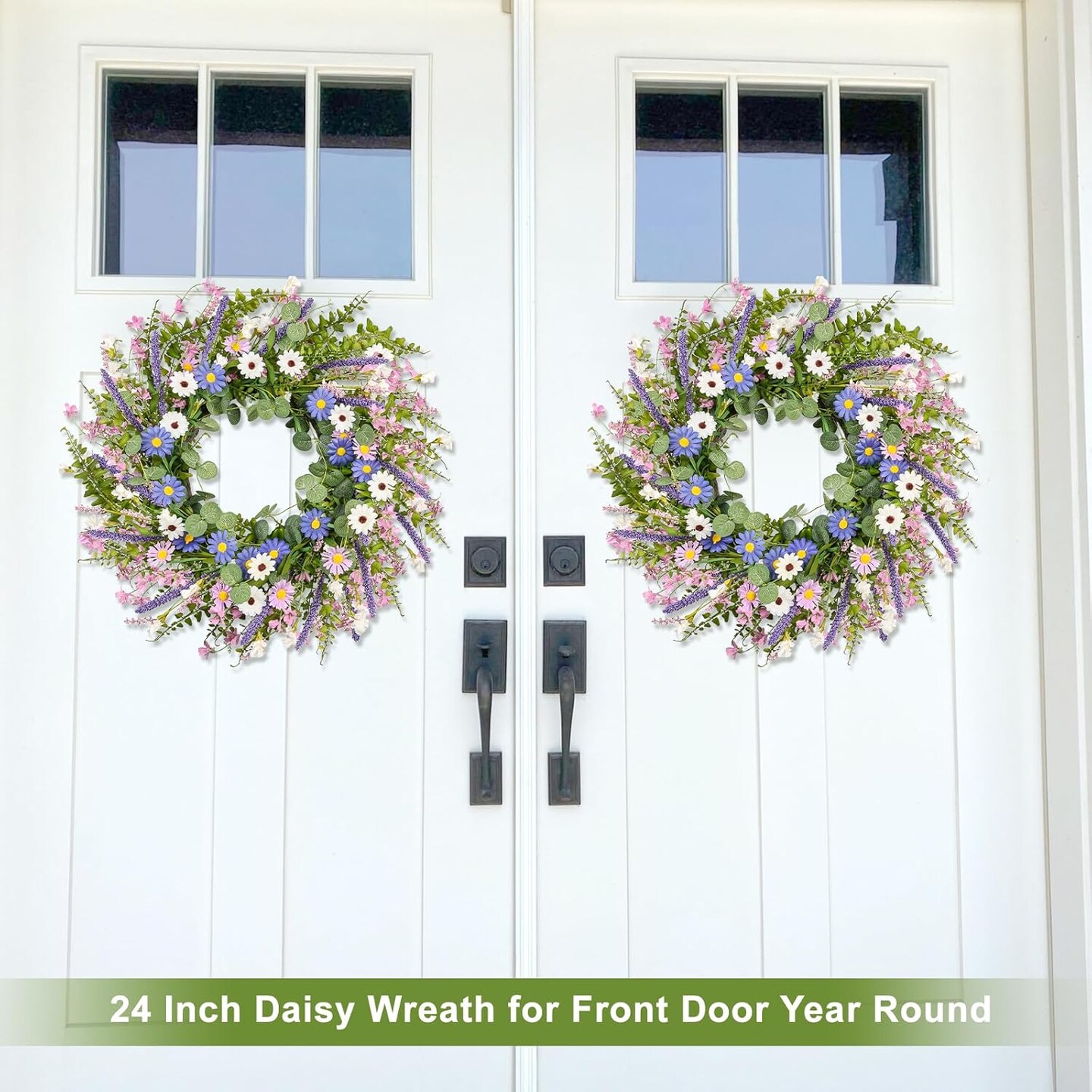 24 Inch Spring Wreaths for Front Door