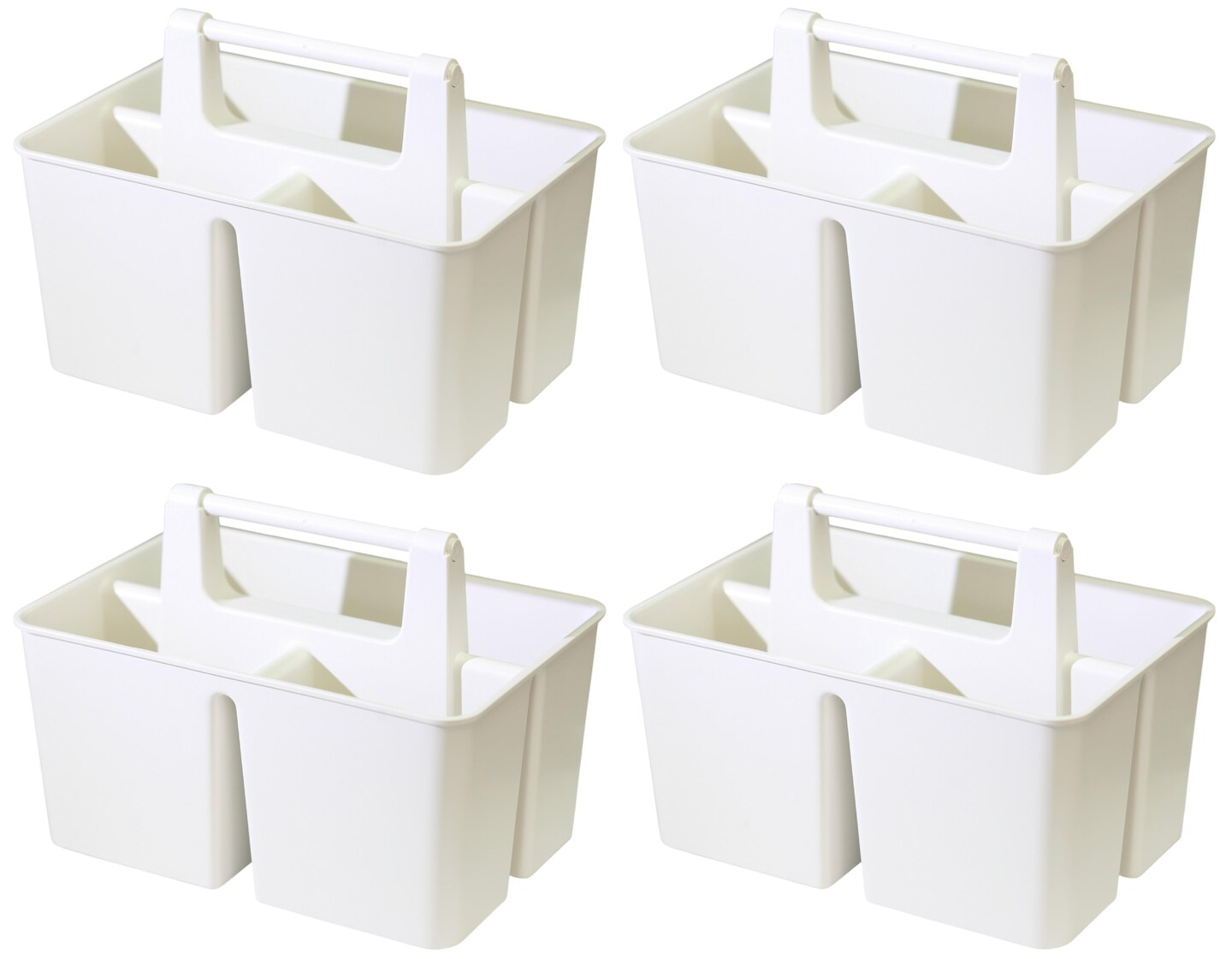 Enjoy Organizer | Shower Caddy Organizer with Handle, 3 Compartments, Portable Storage Bin for Bathroom, Dorm, Gym -Made In USA