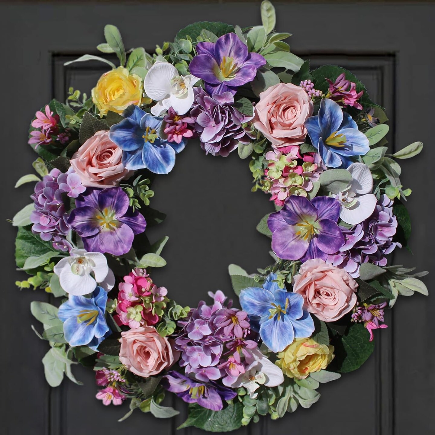 24 Inch Spring Wreaths for Front Door