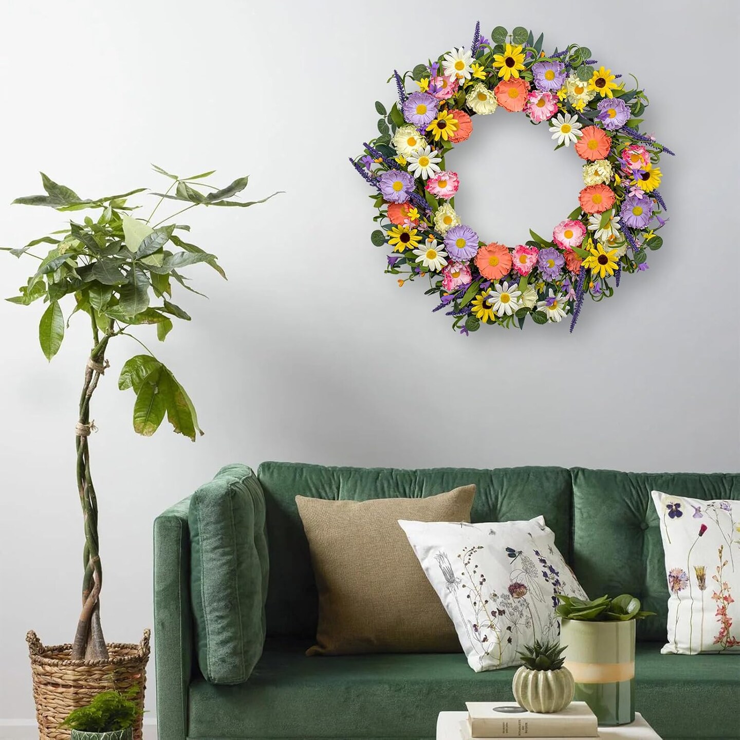 28 Inch Spring Wreaths for Front Door