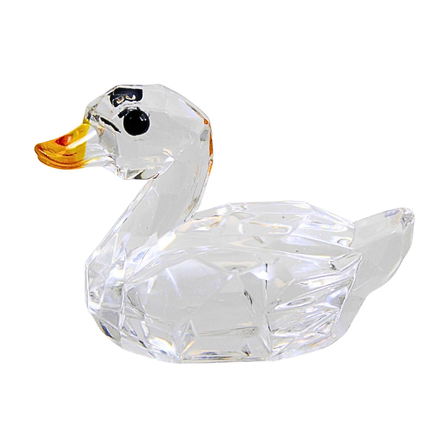 Crystal Expressions 1.75 In Duck Figurine Easter Figurine , Lightweight Spring Decor Spring Easter Duck