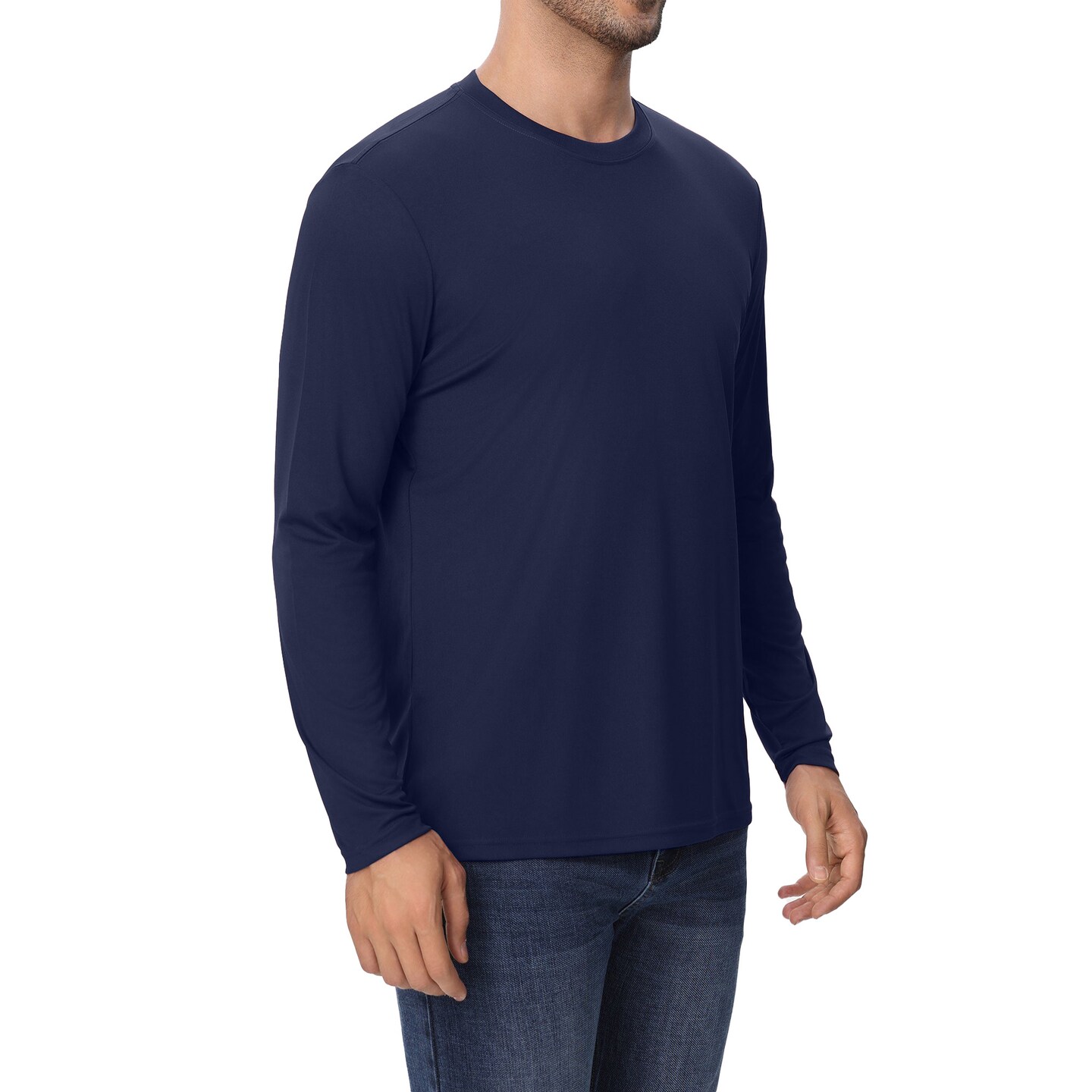 Zfeel ZF912 Long Sleeve Shirt for Painting & DIY Projects – Navy, 3-Pack