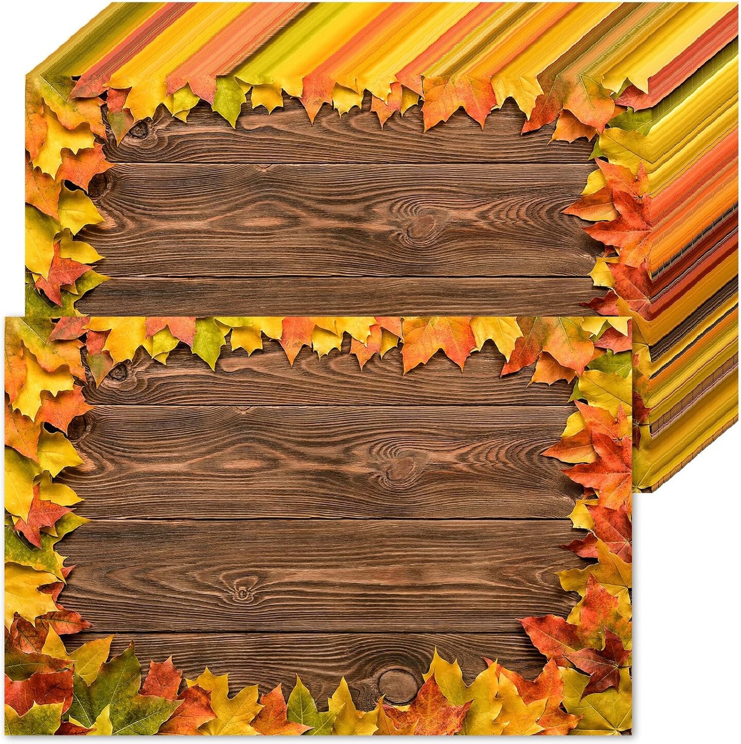 11 x 17 Inch Thanksgiving Paper Placemats(Orange)